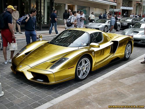 Ferrari Enzo Wallpaper Black. Gold Ferrari Enzo Wallpaper