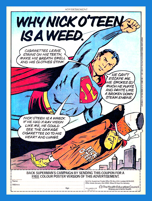 1982 Health Education Council - Superman vs Nick O'Teen