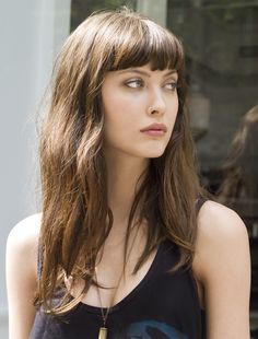 hairstyles for long hair with bangs