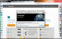 RockMelt 0.9.62.313 Beta, Le navigateur, des accros aux, réseaux sociaux