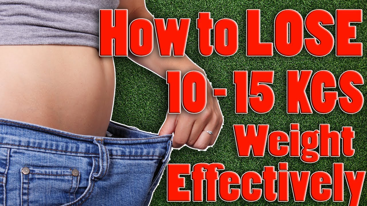How to lose 10 kg weight in 15 days at home