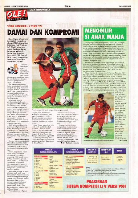 SISTEM KOMPETISI LI V VERSI PSSI DAMAI DAN KOMPROMI