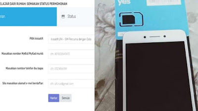 Semakan Status Telefon Pintar Percuma Bagi Pelajar Sekolah B40