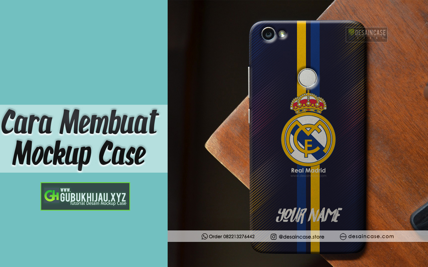 Video Cara Membuat Desain Mockup Case Xiaomi Redmi Note 5A 