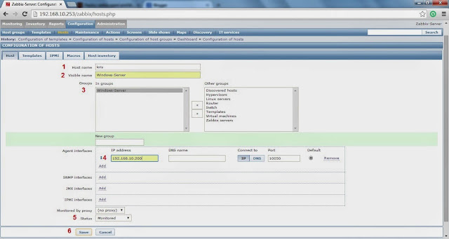 Cara Menambahkan Host windows di zabbix