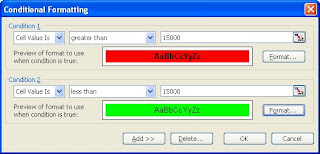 Conditional Formatting in MS Excel