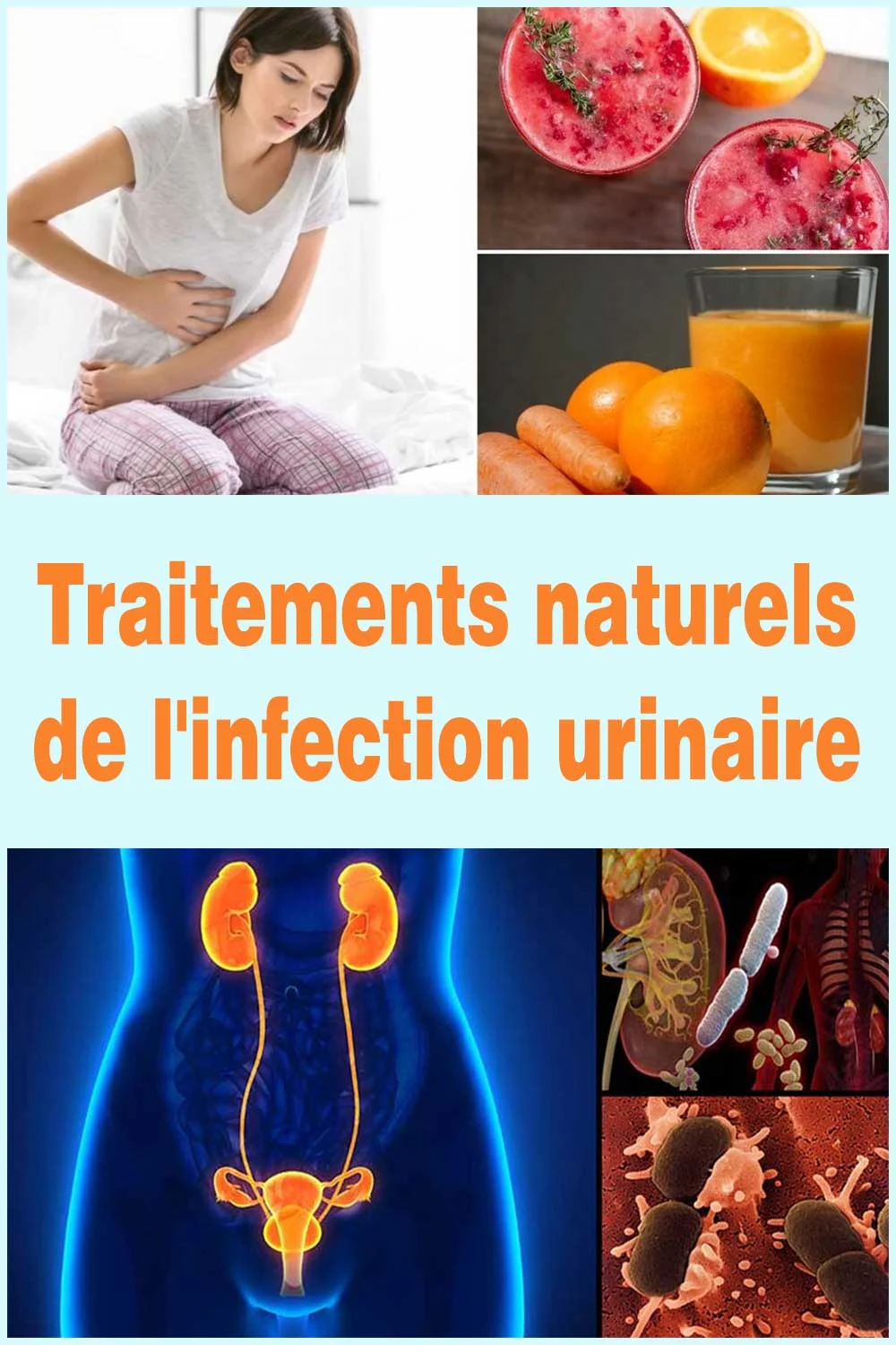 Traitements naturels de l'infection urinaire