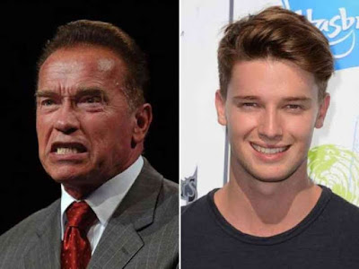 Arnold Schwarzenegger y su hijo Patrick