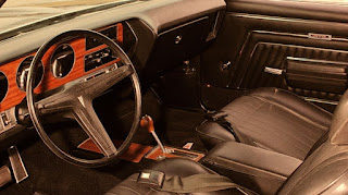 Valiant Black 1970 Pontiac LeMans GTO Interior