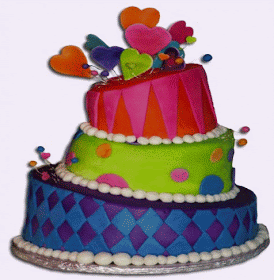 Topsy-Turvy Whimsical Cake