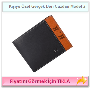 Kişiye Özel Gerçek Deri Cüzdan Model 2