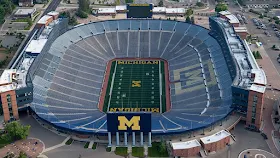 Самый вместительный стадион Michigan Stadium