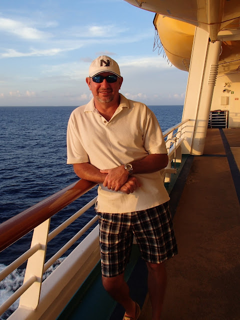 Ron on lifeboat deck