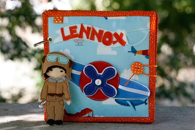 Quiet book for Lennox, Handmade busy book by TomToy