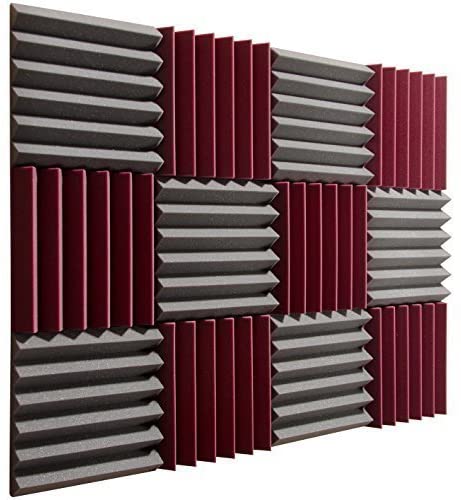Acoustic Wedge Foam Absorption Soundproofing Tiles