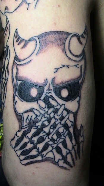 Amazing Scary Skull Tattoos Ideas