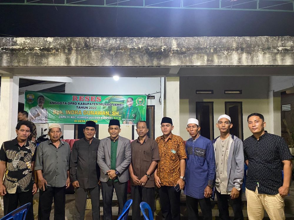 Indra Gunawan Reses di Desa Kota Karang