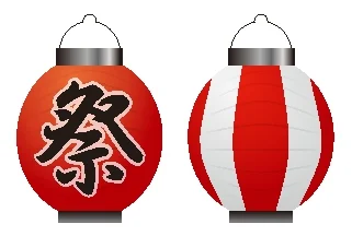 祭提灯のイラスト