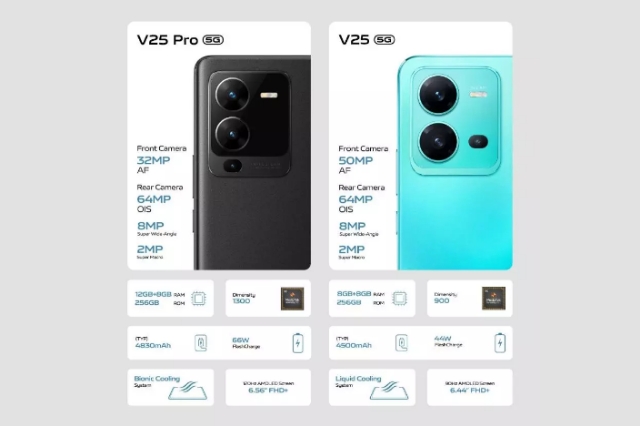 Perbandingan vivo V25 5G dan vivo V25 Pro 5G beserta Harganya