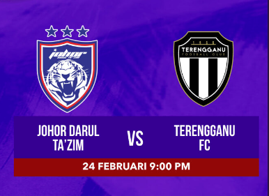 Live Streaming Johor Darul Takzim (JDT) vs Terengganu 2023