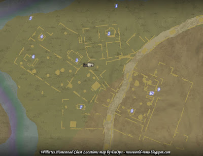 Willette's Homestead chest locations map