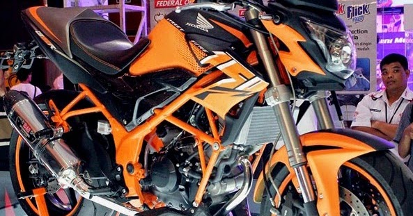 Foto gambar modifikasi motor cb150r minimalis sederhana 