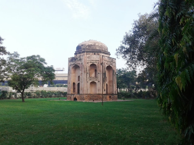 Maqbara Paik at Mukarba Chowk flyover near New Delhi