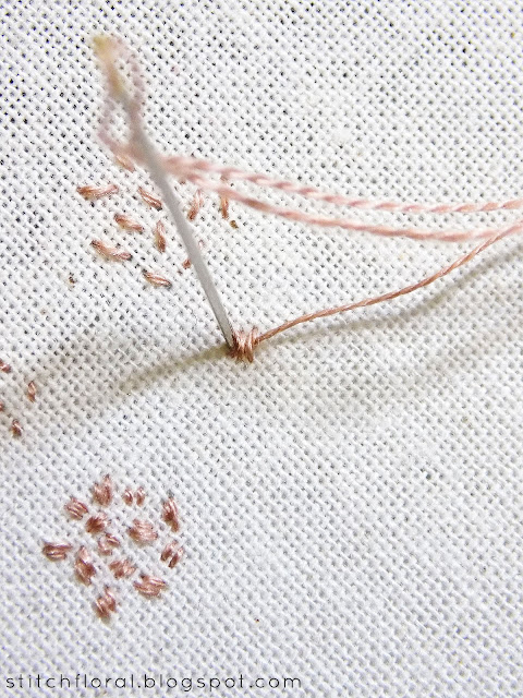 Learn how to seed stitch and how to shade with seeding