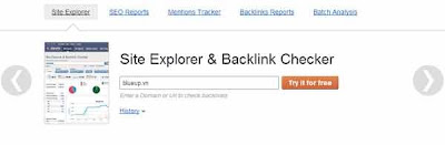 Sử Dụng Ahref.Com Để Kiểm Tra Backlink Cho Website