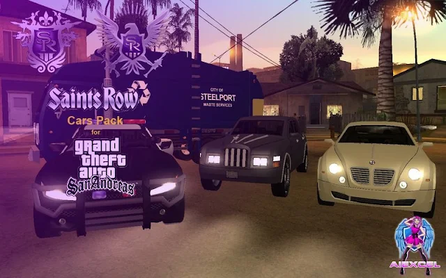 GTA San Andreas Saints Row Cars Pack 2023