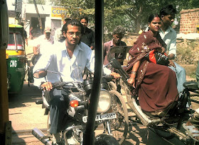 Cycle rickshaw passengers