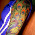 Peacock Tattoo Designs on Women Sleeve