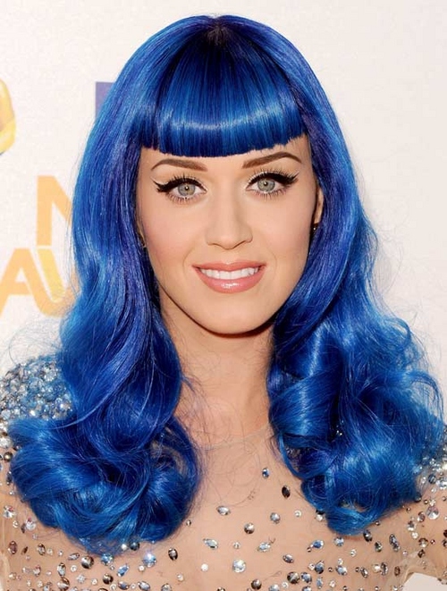 katy perry smurf blue hair large msg