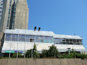 This is Hotel Tuzla swimming pool, a bit on the old side but functional. (hotel tuzla bazen)