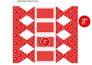 Social Media Party: Free Printable Boxes.