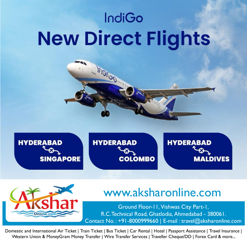 Indigo Airline New Direct Flights to Hyderabad - Singapore, Hyderabad - Colombo, Hyderabad-Maldives, Hyderabad to Singapore Direct Flights Hyderabad to Colombo Direct Flights Hyderabad to Maldives Direct Flights Indigo Airlines New Routes Book Indigo Airlines Flights Hyderabad to Singapore Flight Bookings Hyderabad to Colombo Flight Deals Hyderabad to Maldives Travel Packages Indigo Airlines Special Offers Best Flight Deals from Hyderabad Travel Agent for Indigo Airlines Hyderabad to International Destinations Affordable Airfares from Hyderabad Indigo Airlines Route Expansion Flight Booking Discounts Indigo Airlines Booking Agent Exclusive Indigo Airlines Promotions Hyderabad to South Asia Flights Indigo Airlines Ticket Reservations Travel Packages to Singapore, Colombo, and Maldives