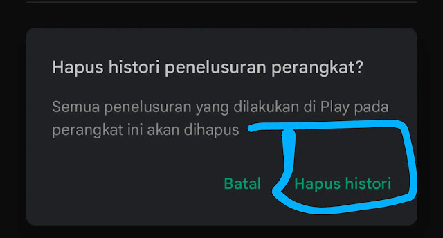 Cara Menghapus Riwayat Pencarian Di Play Store