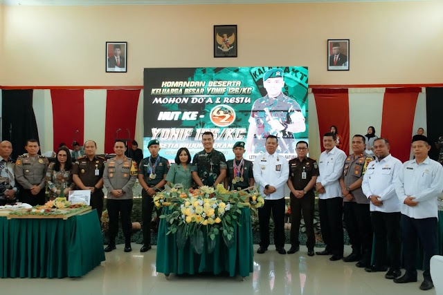 PJ Bupati Batu Bara : Selamat Ulang Tahun Ke-62 Batalyon Infanteri 126/KC