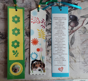 Zakładki do książek, scrapbooking, bookmarks, DIY