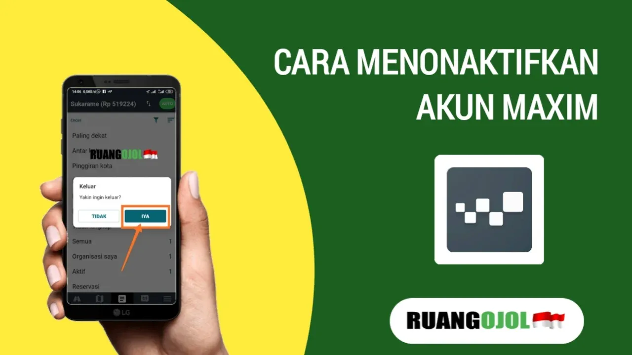 Cara Menonaktifkan Akun Maxim yang Baik dan Benar