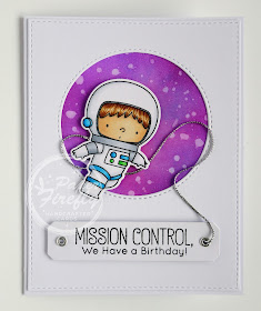 Handcrafted Space Explorer Card (image is Space Explorer by MFT)