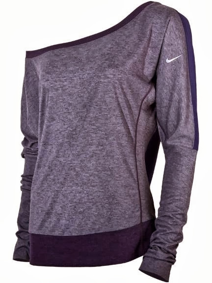 One shoulder nike sleeve fall shirt fashion