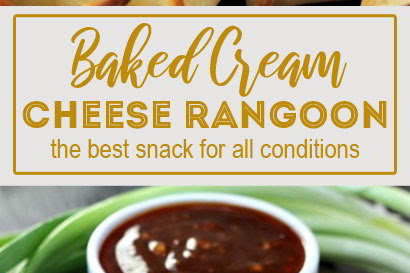 Baked Cream Cheese Rangoon