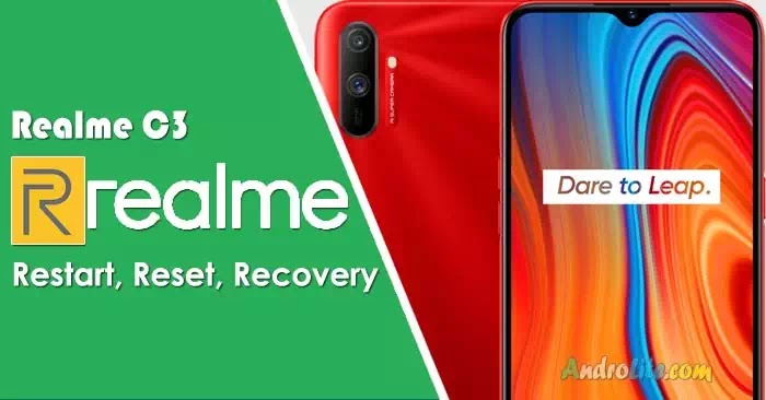 Cara Restart, Reset dan Recovery Mode REALME C3