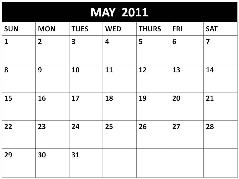 may calendar 2011 with holidays. may calendar 2011 blank. for