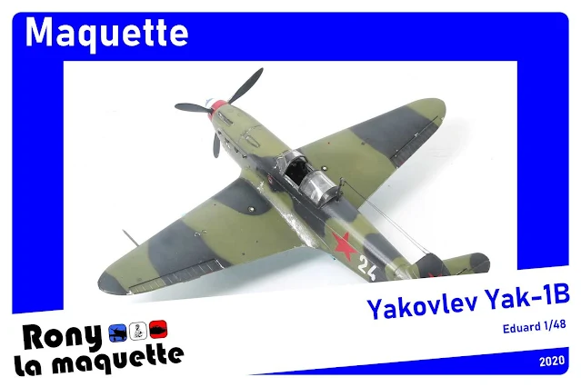 Maquette du Yak-1B de Eduard au 1/48.