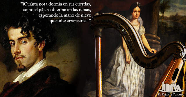 ¿A que si te escribo eso de "del salón en el ángulo oscuro, de su dueña tal vez olvidada..." te suena más la rima de Bécquer? Bueno, pues la escena recreada arriba no estaba en un rincón oscuro, si no más bien junto a una ventana de vistas tropicales. Pero fue imposible no recordar inmediatamente los versos del maestro sevillano.