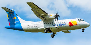 first Colombian flight from Satena Airline