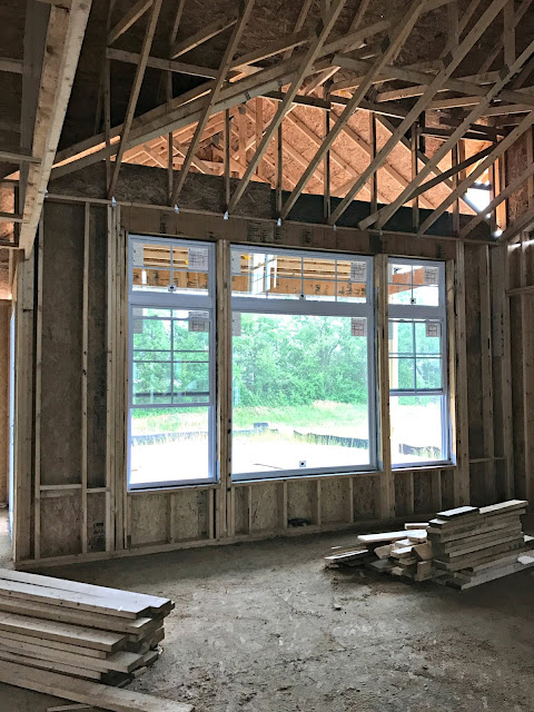 Large windows in family room 