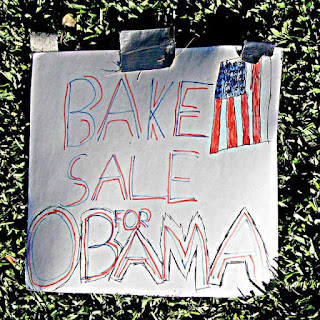 Obama Bake Sale sign